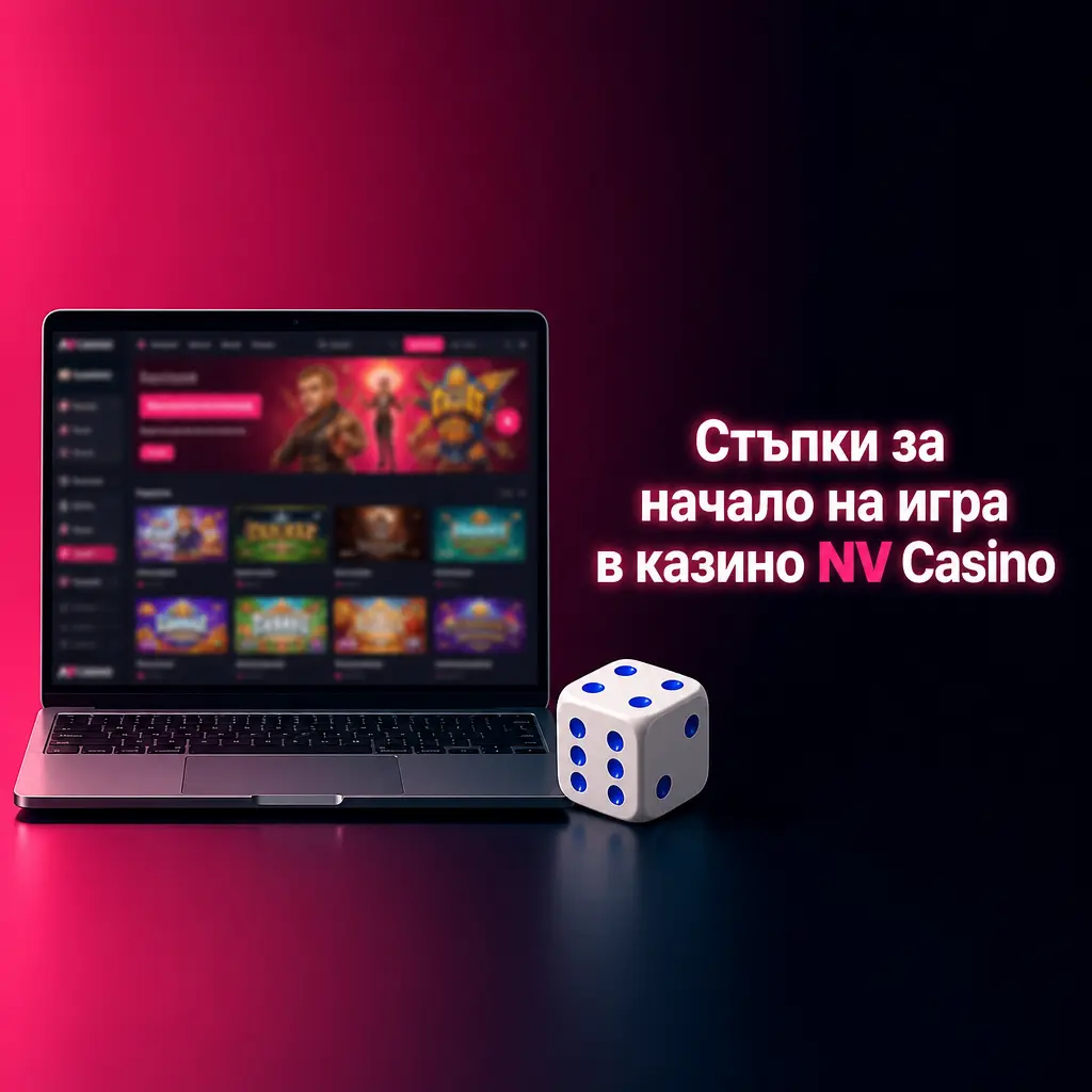 Стъпки за регистрация и начало на игра в NV Casino